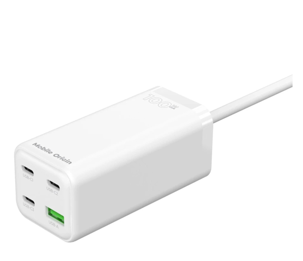 Mobile Origin GaN 100W Compact MultiHub Charger PW18 3x USB-C + USB-A - 1363038 - zdjęcie 5